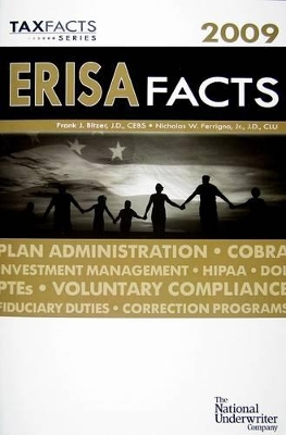 Book cover for Tax Facts Series Erisa Facts 2009