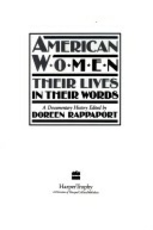 Cover of American Women