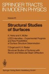 Book cover for Structural Studies of Surfaces