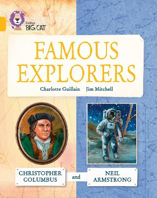 Book cover for Famous Explorers: Christopher Columbus and Neil Armstrong