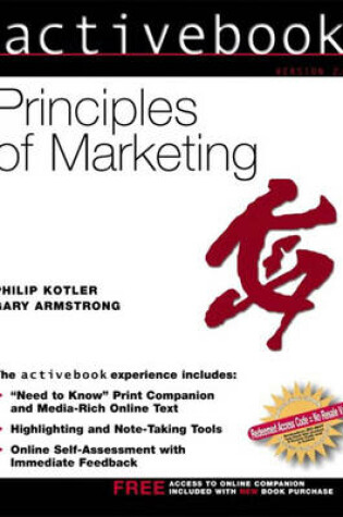 Cover of Principles of Marketing, Activebook 2.0