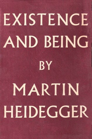 Cover of Existence of Being