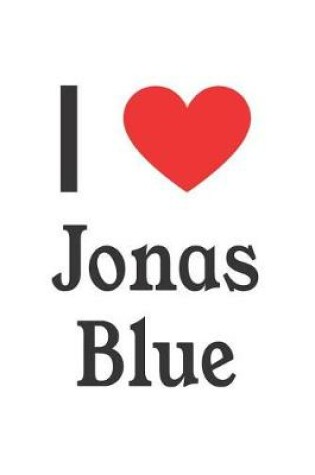 Cover of I Love Jonas Blue