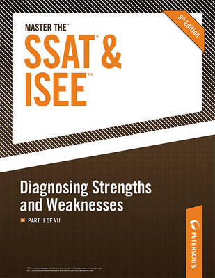 Book cover for Master the SSAT/ISEE: Diagnosing Strengths and Weaknesses