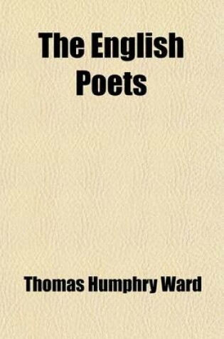 Cover of The English Poets (Volume 2)