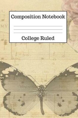 Cover of Composition Notebook College Ruled