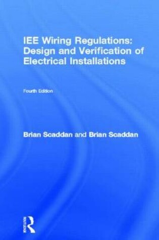 Cover of IEE Wiring Regulations (BS7671: 2001)