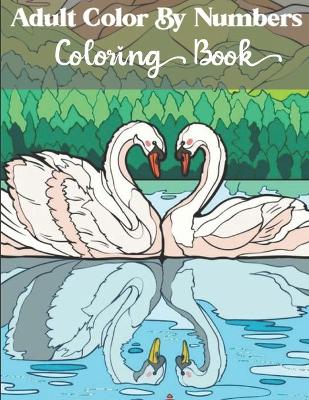 Book cover for Adults Color by numbers coloring book