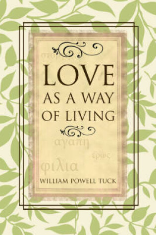 Cover of Love as a Way of Living