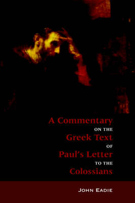 Book cover for Commentary on Colossians