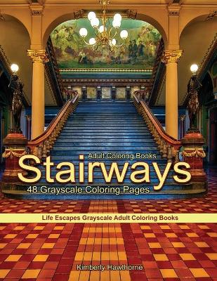 Book cover for Adult Coloring Books Stairways