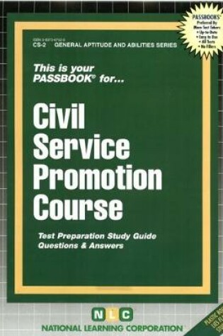 Cover of CIVIL SERVICE PROMOTION COURSE