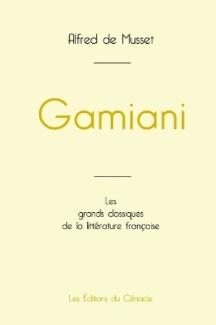 Cover of Gamiani de Alfred de Musset (édition grand format)