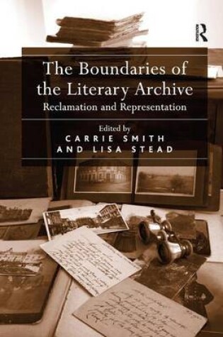 Cover of The Boundaries of the Literary Archive