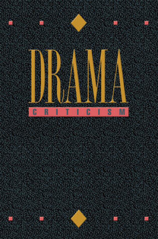 Cover of Drama Criticism