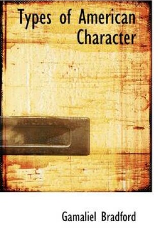 Cover of Types of American Character