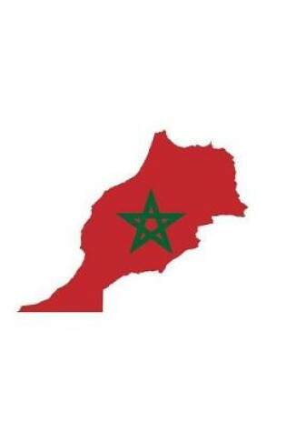 Cover of Flag of Morocco Overlaid on the Moroccan Map Journal
