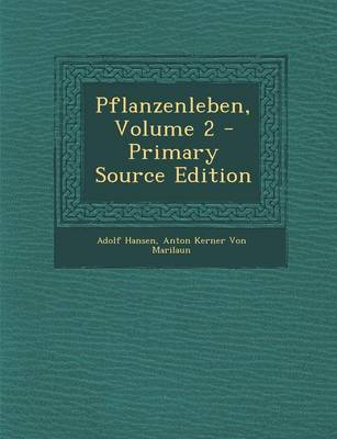 Book cover for Pflanzenleben, Volume 2 - Primary Source Edition