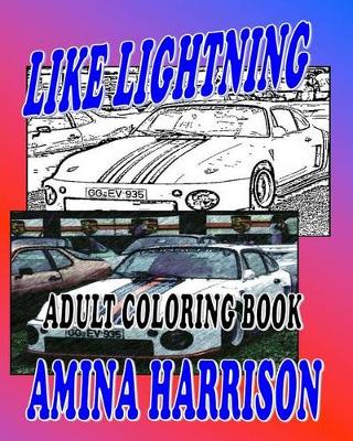Book cover for Like Lightning Adult Coloring Book