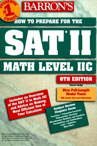 Cover of Sat II Mathematics