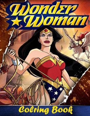 Book cover for Wonder Woman Coloring Book