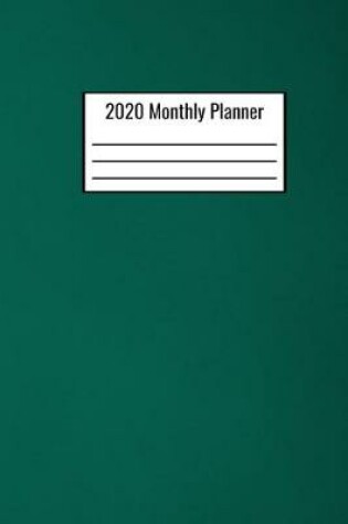 Cover of 2020 Monthly Planner