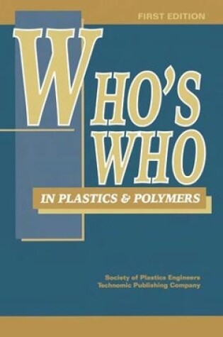 Cover of Who's Who in Plastics Polymers