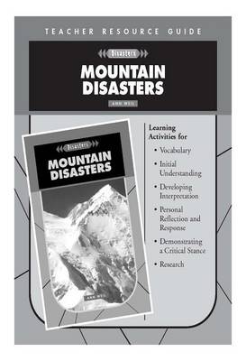 Book cover for Mountain Disasters Teacher Resource Guide