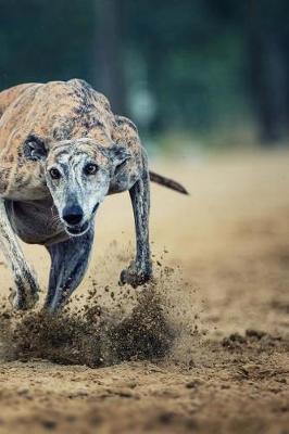 Book cover for Greyhound Dog Running on the Track Journal