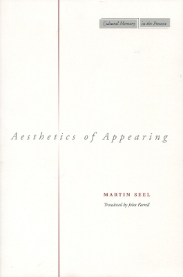 Book cover for Aesthetics of Appearing