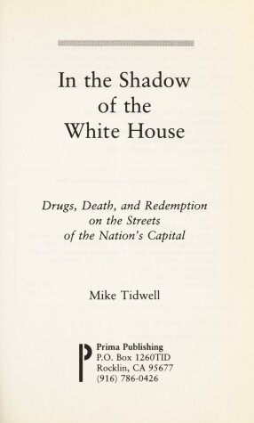 Book cover for In the Shadow of the White House