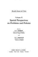 Book cover for Social Areas in Cities