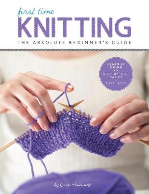 Book cover for Knitting (First Time)