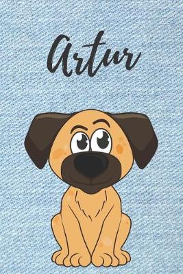 Book cover for Artur Notizbuch Hunde / Malbuch / Tagebuch