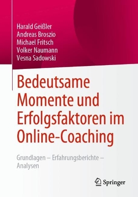 Book cover for Bedeutsame Momente und Erfolgsfaktoren im Online-Coaching