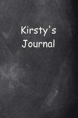 Book cover for Kirsty Personalized Name Journal Custom Name Gift Idea Kirsty