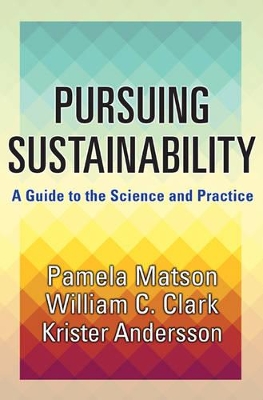 Book cover for Pursuing Sustainability