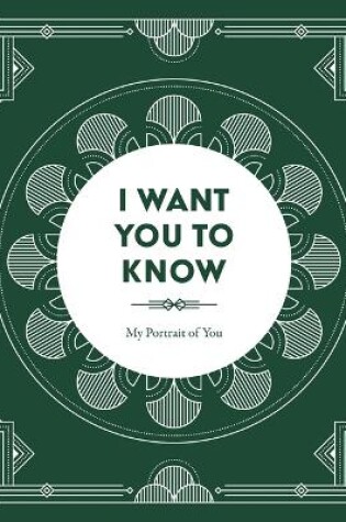 Cover of I Want You to Know