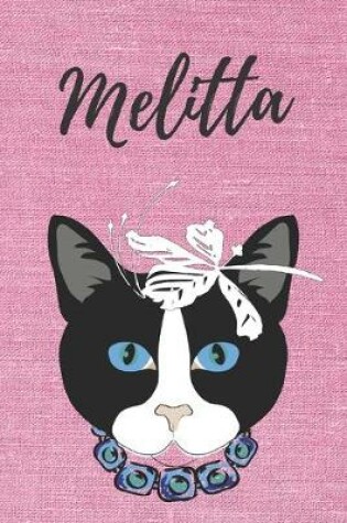 Cover of personalisiertes Notizbuch Katze / Journal / Malbuch / Tagebuch / Kritzelbuch / DIN A5 / Geschenk Melitta