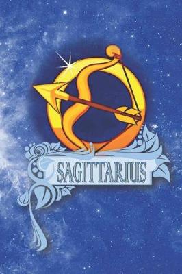 Book cover for Sagittarius Zodiac Sign Horoscope Notebook Journal for Writing in