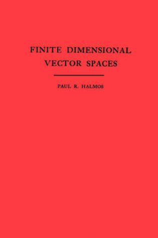 Cover of Finite Dimensional Vector Spaces. (AM-7)