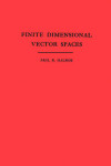 Book cover for Finite Dimensional Vector Spaces. (AM-7)