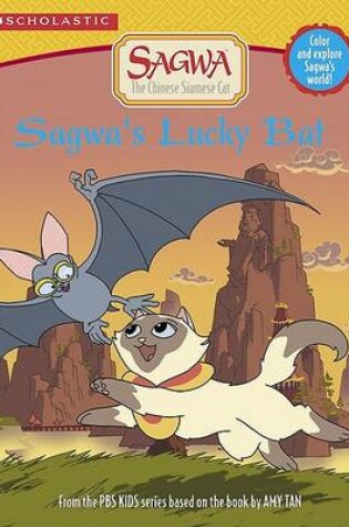 Cover of Sagwa Coloring Book #1: Sagwa's Lucky Bat