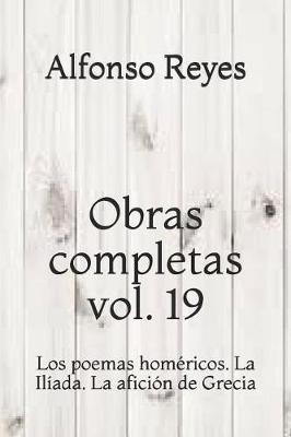 Book cover for Obras completas vol. 19