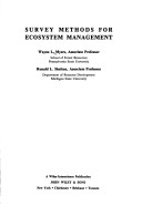 Book cover for Survey Methods for Ecosystem Management