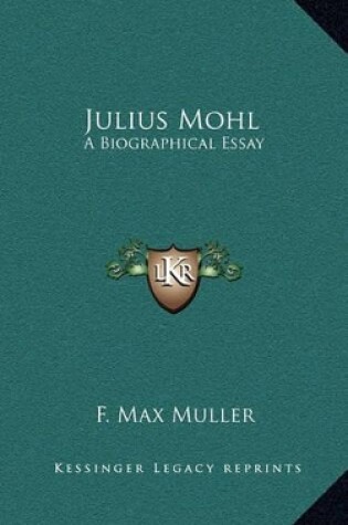 Cover of Julius Mohl