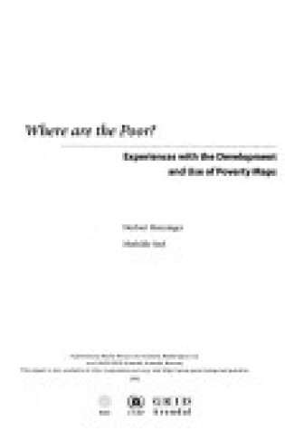 Cover of Where are the Poor?