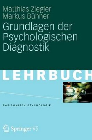 Cover of Grundlagen der Psychologischen Diagnostik