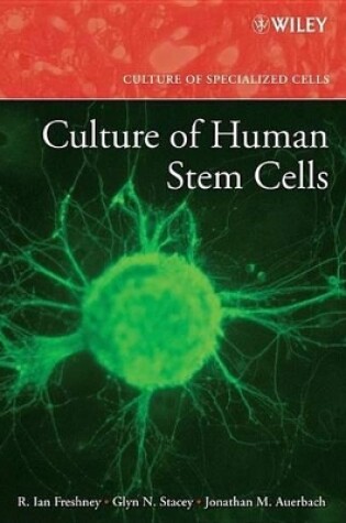 Cover of Culture of Human Stem Cells