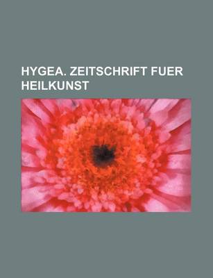 Book cover for Hygea. Zeitschrift Fuer Heilkunst (7)